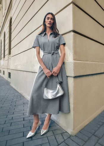 Phase Eight Silvia Tonic Dress Grey Canada | BYGQHN-236